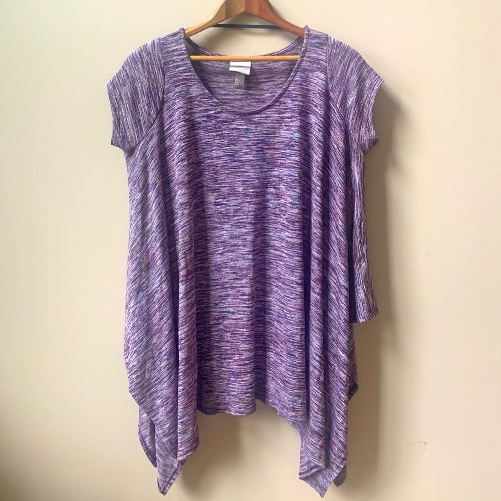 Knox Rose small handkerchief hem flowy top